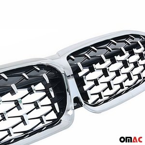 BMW 3 Series Grill - Omac - M-Tech Diamond - Silver - 2019-2025